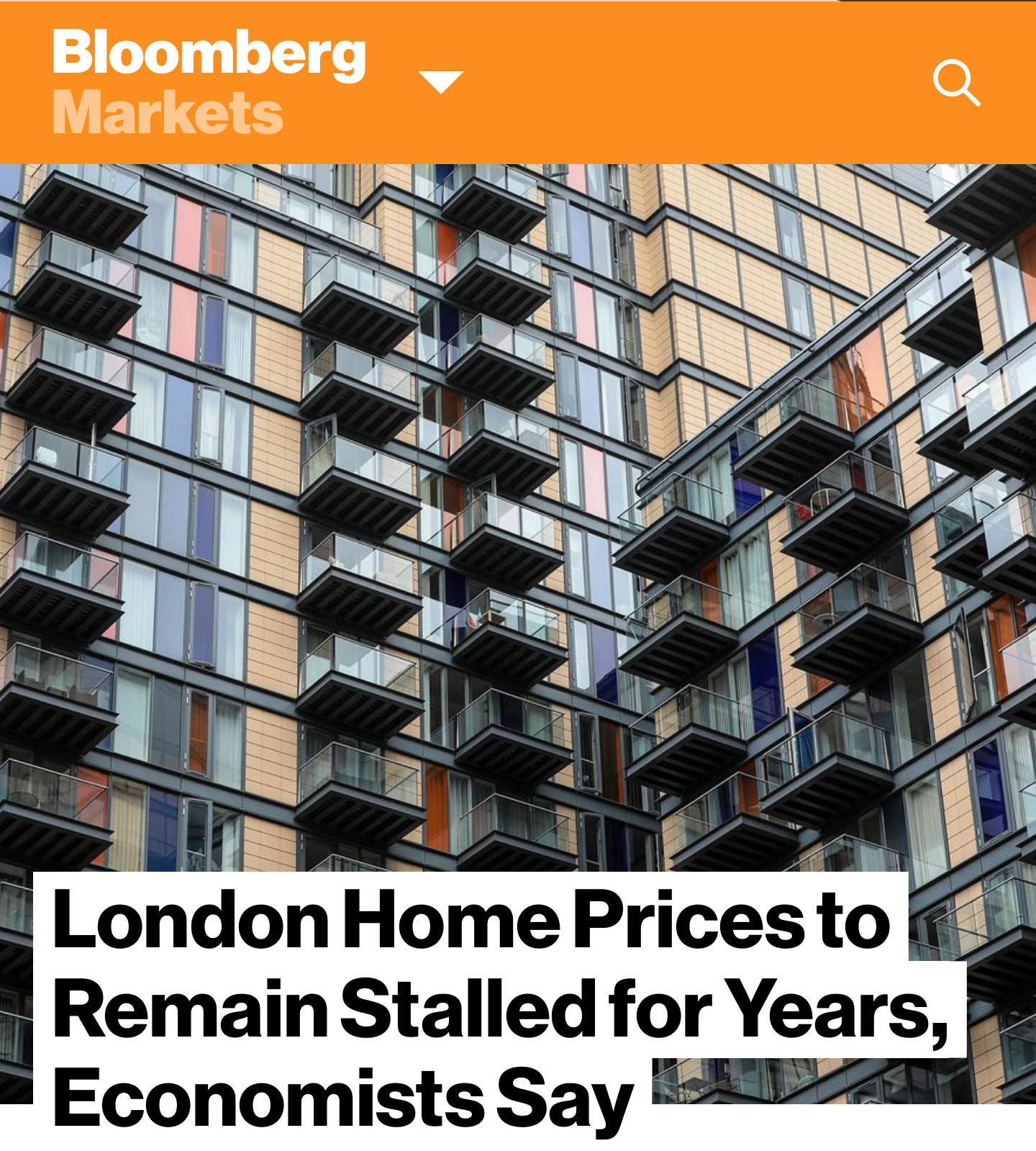 London Property Price Stalled at Neutral but crash unlikely AjHome